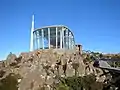 Le belvédère au sommet du mont Wellington.