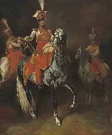 Trompette à cheval de la Garde Impériale de Napoléon, Washington, National Gallery of Art.