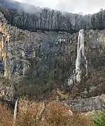 La cascade haute.