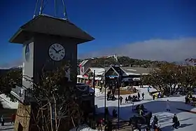 Le village de Mount Buller, Victoria.