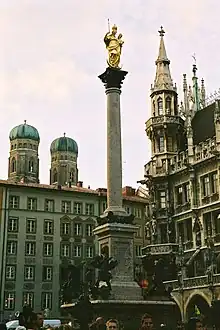 La Marienplatz.
