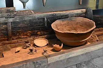 Vaisselle des bateliers.