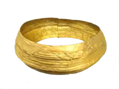 Reproduction d'un diadème ou collier en or (moulage), Tombe à char d'Apremont, VIe&nbsp;siècle&nbsp;av. J.-C.