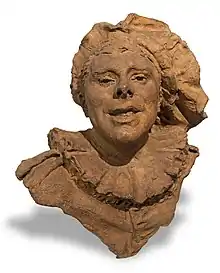 Coquelin Cadet en mascarille par Antoine Bourdelle