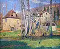 Henri Martin, Chaumières au printemps (1910).