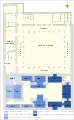 Carte montrant le plan du rez-de-chaussée du musée