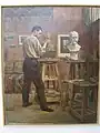 Armand Bloch dans son atelier par Charles Weiss