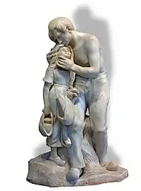 Aux champs (1899), marbre, musée des Beaux-Arts de Gaillac.