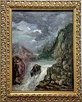 Le Saut du Doubs, Gustave Courbet.