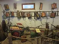 Pulvérisateurs de traitement de la vigne.