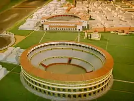 Maquette de l'amphithéâtre dans l'ancien Museo di Firenze com'era.