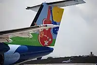 Livrée d'Island Air sur l'empennage
