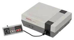 Console de salon Nintendo Entertainment System de Nintendo.