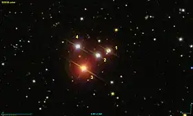 Image illustrative de l’article M73 (groupe d'étoiles)