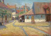 Nadežda Petrović (Serbie), Banlieue de Belgrade, 1908, Novi Sad, Collection Pavle Beljanski.