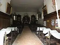 Intérieur de l'église.