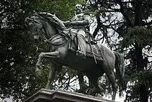 Statue équestre de Napoléon III, 1880.