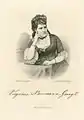 Virginia Naumann-Gungl, soprano (1848-1915), fille de Joseph Gungl, par August Weger (1823-1892)