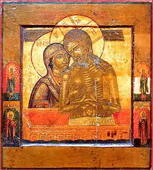 Ne pleure pas sur moi, Mère. Icône.  Fin du XVIIIe&nbsp;siècle premier quart du XIXe&nbsp;siècle.