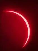 Partiel vu de Dexter, Ontario.