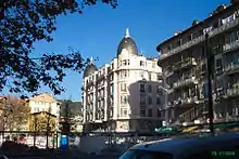 Le palais de l'esplanade, place de l'Armée du Rhin.