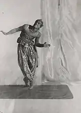 Nijinski dans le rôle de l'esclave.