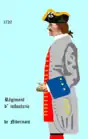 régiment de Nivernois de 1720 à 1734