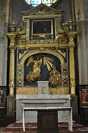 Retable et tableau de la Visitation Chapelle Notre-Dame-de-Nazareth de Toulouse