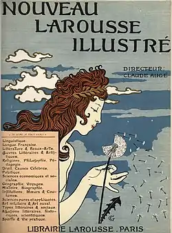 Couverture du Nouveau Larousse illustré 1897