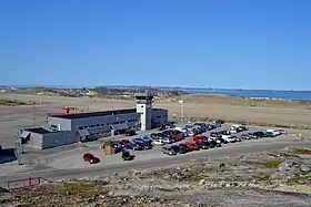 Vue de l'aéroport de Nuuk.