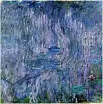 "Nymphéas, reflets de saule" (1916-1919) Claude Monet - Musée Marmottan Monet