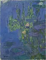 "Waterlilies" (1914-1917) by Claude Monet (W 1798)