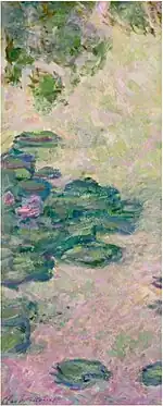 "Nymphéas (fragment)" (c. 1912) de Claude Monet