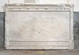 Bas-relief représentant des décors (XVIe&nbsp;siècle).