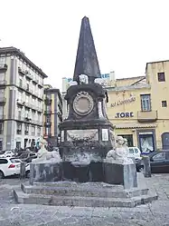 Fontaines-obélisques, Naples.