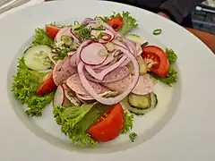 Wurstsalat&nbsp;(de) de cuisine allemande