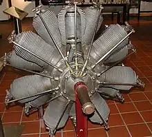 Monosoupape 14-cylindres en double étoile