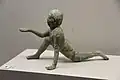 Statue, offrande/attente, bronze