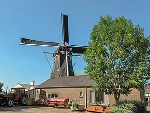 Oene, moulin: korenmolen de Werklust