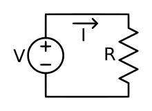 Dessin d'un circuit électrique.