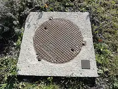 La tête de puits matérialisée no&nbsp;1.