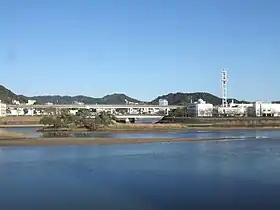 Vue du fleuve Ōta-gawa.