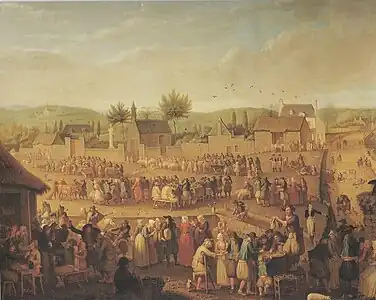 Le Champ de foire à Quimper, 1821Olivier PerrinMusée de Quimper.