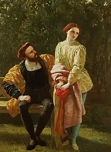 Orsino et Viola (vers 1850)