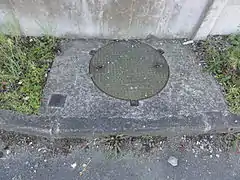 La tête de puits matérialisée no&nbsp;6.