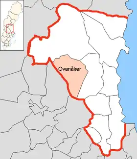 Localisation de Ovanåker