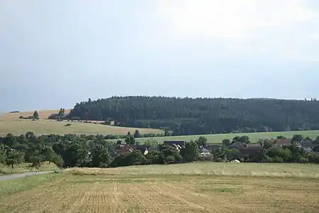 Vue générale de Římov.