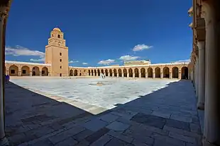 Grande Mosquée de Kairouan, la plus ancienne du Maghreb, Kairouan, Tunisie.