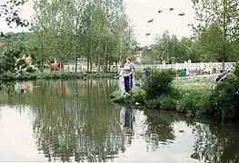 Pêche à la truite en 1985.