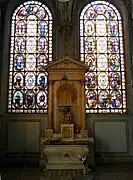 Chapelle de l'abside (chapelle de la Vierge).